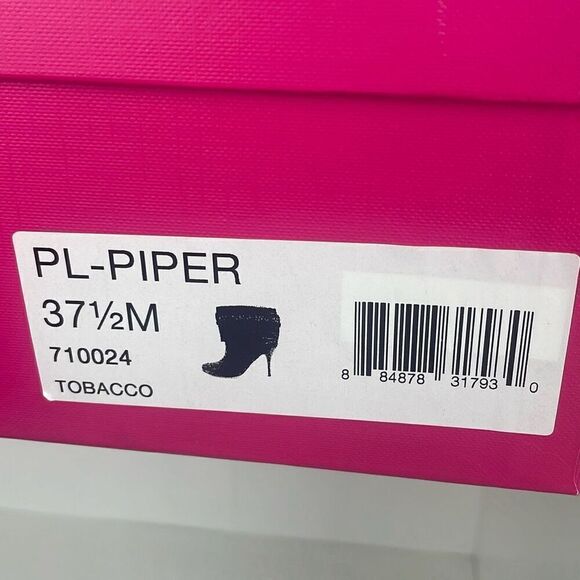 Tracy Reese Piper Brown Suede Ankle Boots 7.5 - Picture 11 of 13